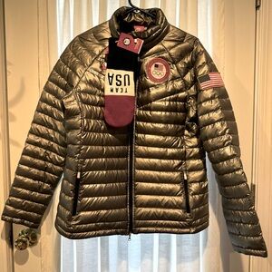 2014 Olympic USA Team jacket with NEW USA mittens